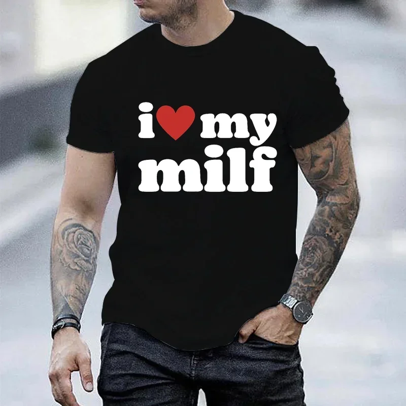 I Love My Milf Print Men Brand – Streetwear Brand Aesthetic recenzja i cena