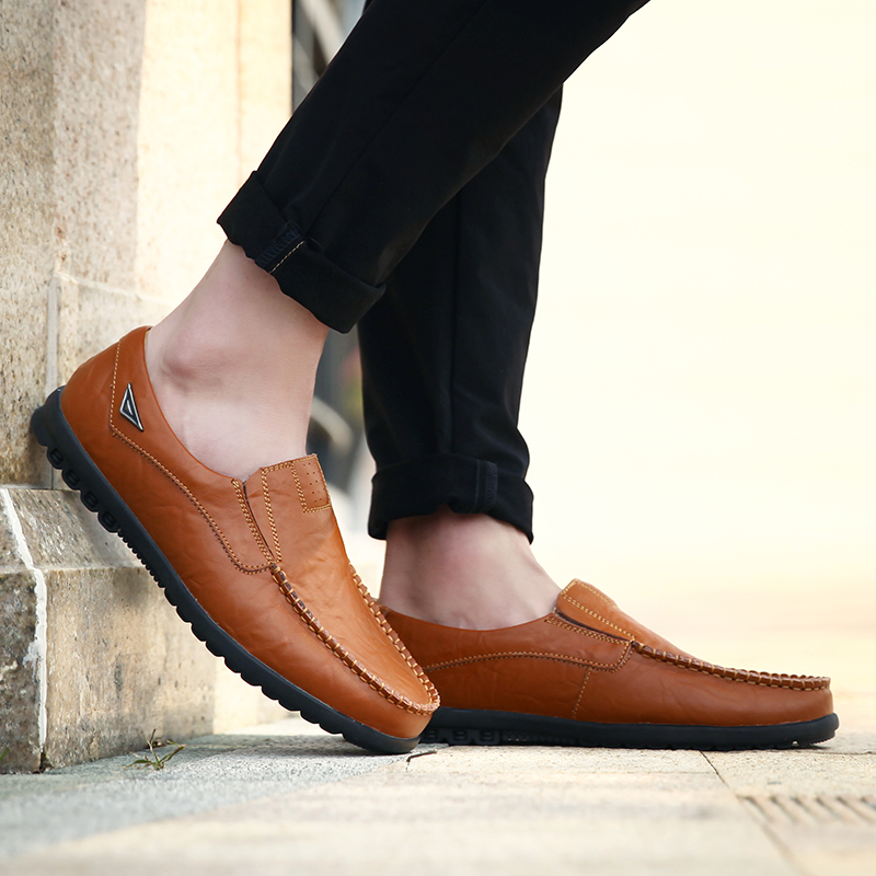 Męskie buty casual ze skóry na – Streetwear Brand Luxury recenzja i cena